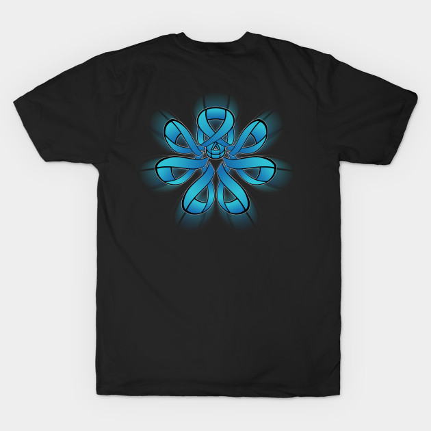 Lymphedema Ribbon HYDRA Symbol by Veraukoion